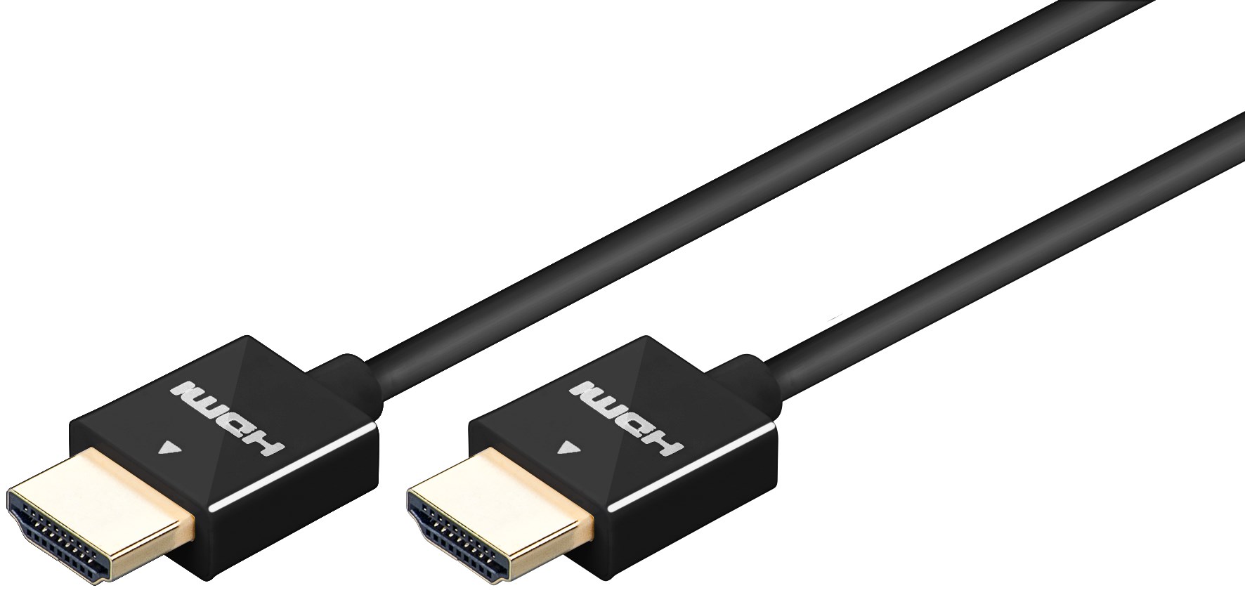 HDMI Kabel 1.5m. schwarz. super slim m. Ethernet
