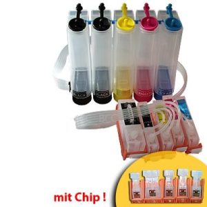 CISS Dauerdrucksystem CKiP4600 + 100ml-Tinten