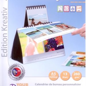 Tischkalender-Set A5 quer. 260g