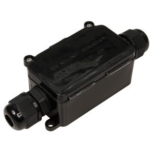 Verbindungsmuffe/Schutzbox für zwei 3-polige Leitungen. IP65
