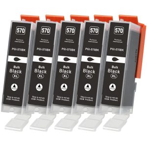 5 Patronen ersetzen PGI-570 PGBK