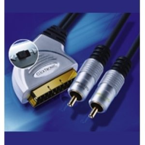Scart-Kabel 2xCinch 5m. Clicktronic
