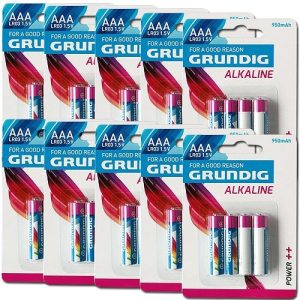 Micro-Batterien. 40 Stück. Grundig -Sparset
