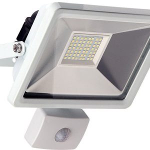 LED Außen-Flutlichtstrahler mit Bewegungsmelder. 30W