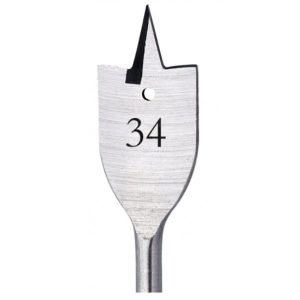 Holzbohrer. Fräsbohrer. Flügelbohrer 34mm x 150mm Sechskant-Schaft