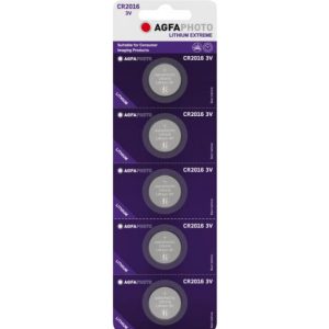 AGFAPHOTO Batterie Lithium Extreme CR2016 3V (5-Pack)