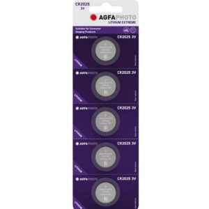 AGFAPHOTO Batterie Lithium Extreme CR2025 3V (5-Pack)