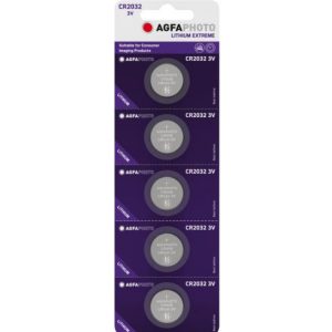 AGFAPHOTO Batterie Lithium Extreme CR2032 3V (5-Pack)
