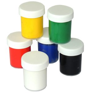 Schulmalfarben. 6 Farben
