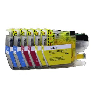 6er Farb-Set Druckerpatronen alternativ zu Brother LC-3219