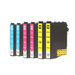 6er Farb-Set Druckerpatronen alternativ zu Epson T1632. T1633. T1634
