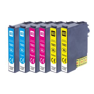 6er Farb-Set Druckerpatronen alternativ zu Epson 603XL