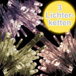3 St. Set LED Lichterketten (Batteriebetrieb) 3 St. Set LED Lichterketten (Batteriebetrieb)