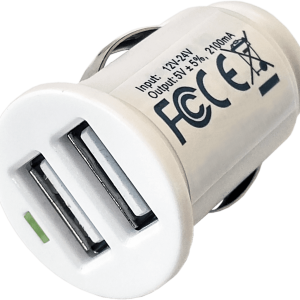 Schnell-Lade Adapter. 2-fach USB. 2.1A. KFZ-Version