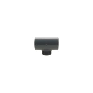 T-Stück 90° – 2 x Klebemuffe Ø 63 mm, 1 x 2" AG T-Stück 90° – 2 x Klebemuffe Ø 63 mm, 1 x 2" AG