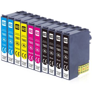 10er Sparset Druckerpatronen. ersetzen Epson 603XL