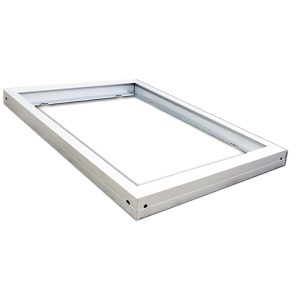 Aufbaurahmen für LED Panel Leuchte. 60x30cm. weiß