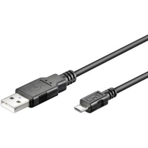 USB-A- Stecker > micro B- Stecker. 1m