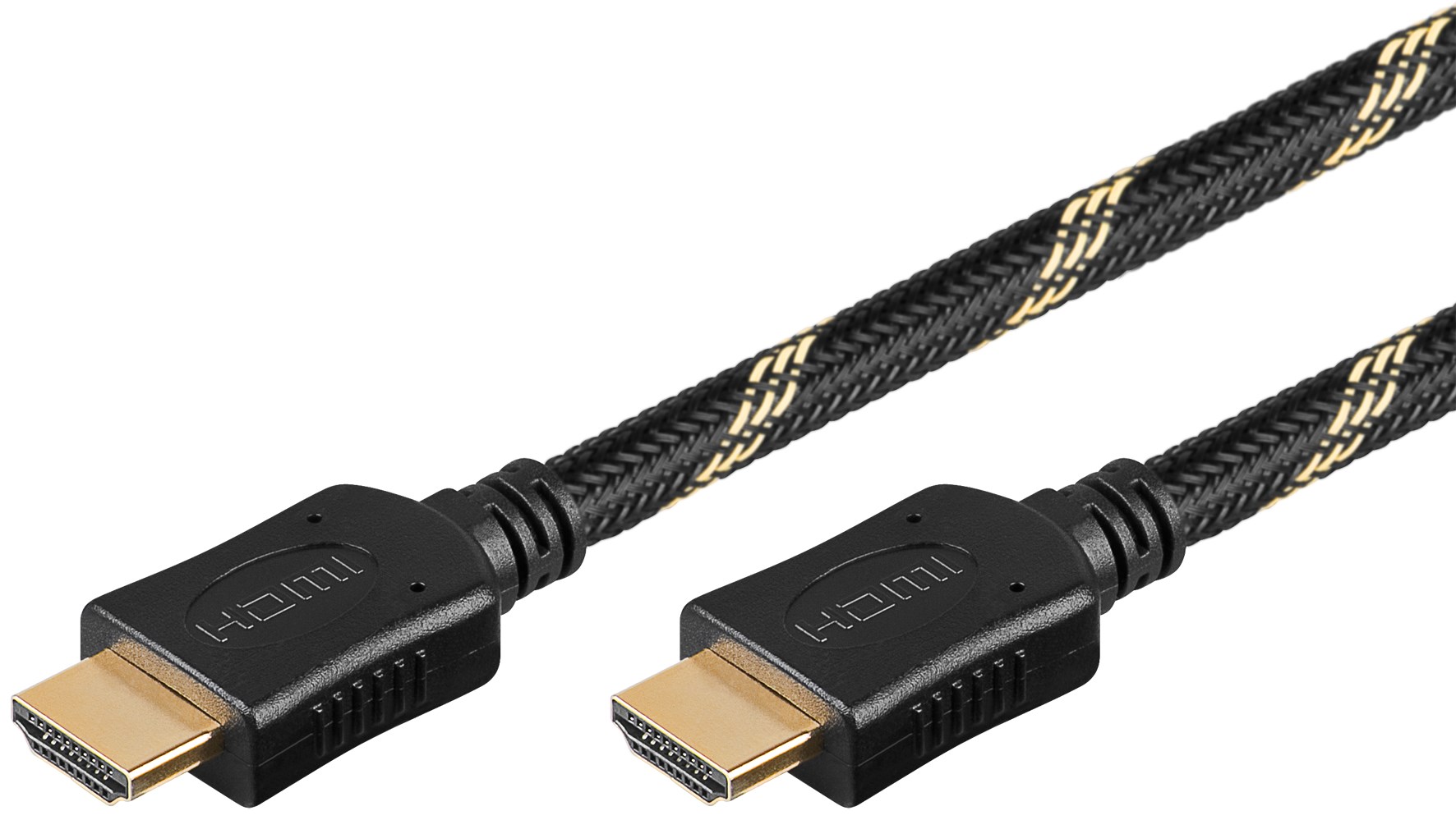 HDMI Kabel 1.0m. mit Textil-Schutzmantel