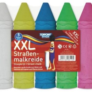 Straßenmalkreide XXL. 5er Set