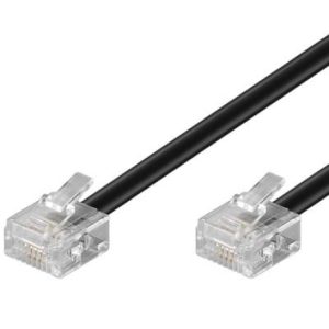 ISDN-Anschlußkabel. 10m. kurze Stecker