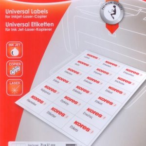 Etiketten 70×37 mm . 2400 St. Packung