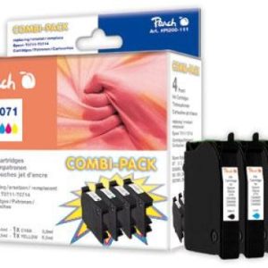 4 Peach-Patronen kompatibel zu T071. T0715
