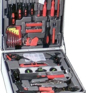Aluminium-Werkzeug-Koffer 186-teilig