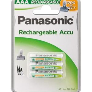 3 Stück AAA-Akkus. 800mAH Panasonic EVOLTA