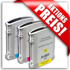 Aktion: 3 farbige Patronen für HP. HS88CMY