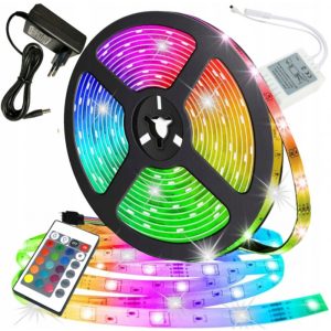 LED Stripe 5m 300 LED 60 LED/m RGB-Licht Komplettset