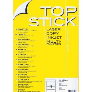 Etiketten 192×61 mm . 400 St. Packung