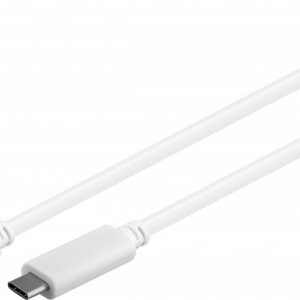 USB Lade-Sync Kabel. USB-C Stecker auf USB-C Stecker. 2.0 weiß. 1.5m