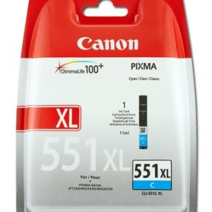 Original Canon Tintenpatrone Cyan Nr. 551XL. CLI-551C XL