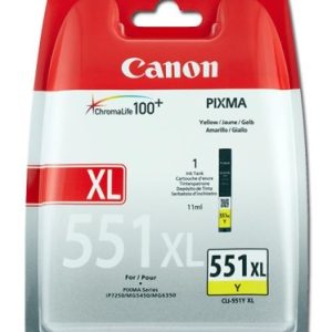 Original Canon Tintenpatrone Yellow Nr. 551XL. CLI-551Y XL