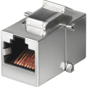 CAT 5e Jack. Modularkupplung 2xRJ45 F; STP