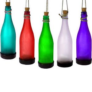 Solarlampe „Flasche“ – Glas