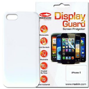 Cover + Displayschutz für iPhone 5/5S. transparent