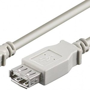 USB 2.0 Hi-Speed Verlängerungskabel 0.6m. grau