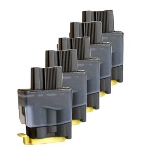 5 Schwarze Patronen. Alternativ zu LC-900BK