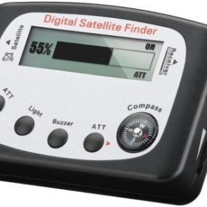 SAT Finder. „SF-Digi Pro“. LCD-Anzeige. Kompass. Ton