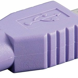 USB Adapter Stecker A > Mini-DIN 6-Buchse (PS/2)