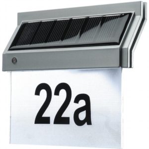 Solar Hausnummernleuchte mit LED 18x16x5cm
