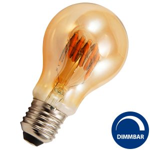 LED Birne E27 6W Filament. warmweiß gold dimmbar