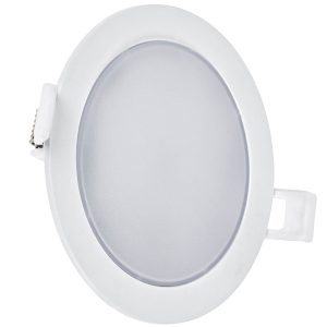 LED Einbau-Panel rund. 6W. warmweiß. 230V
