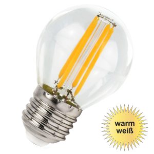 LED Birne E27. 5.5W. 660lm warmweiß Filament