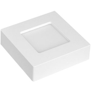 LED Aufbau-Panel eckig. 6W. kaltweiß. 230V~
