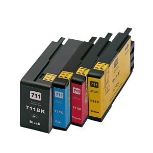 Sparset: 4 Druckerpatronen. ersetzen HP 711