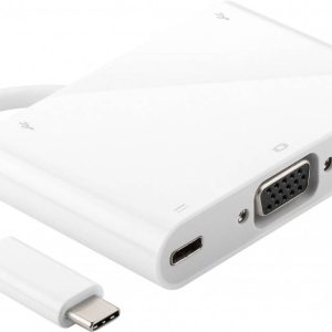 USB-C Multiport-Adapter USB. VGA