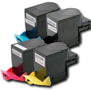 4 Toner im Set. alternativ zu Lexmark 71B0010. 71B0020. 71B0030. 71B0040